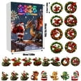 thumbnail image 2 of Countdown Sets 2 Advent Calendar Featuring Santa on Display 24 Day Countdown Calendar for Indoor Use Acrylic With -Sided Graphics, 2 of 6