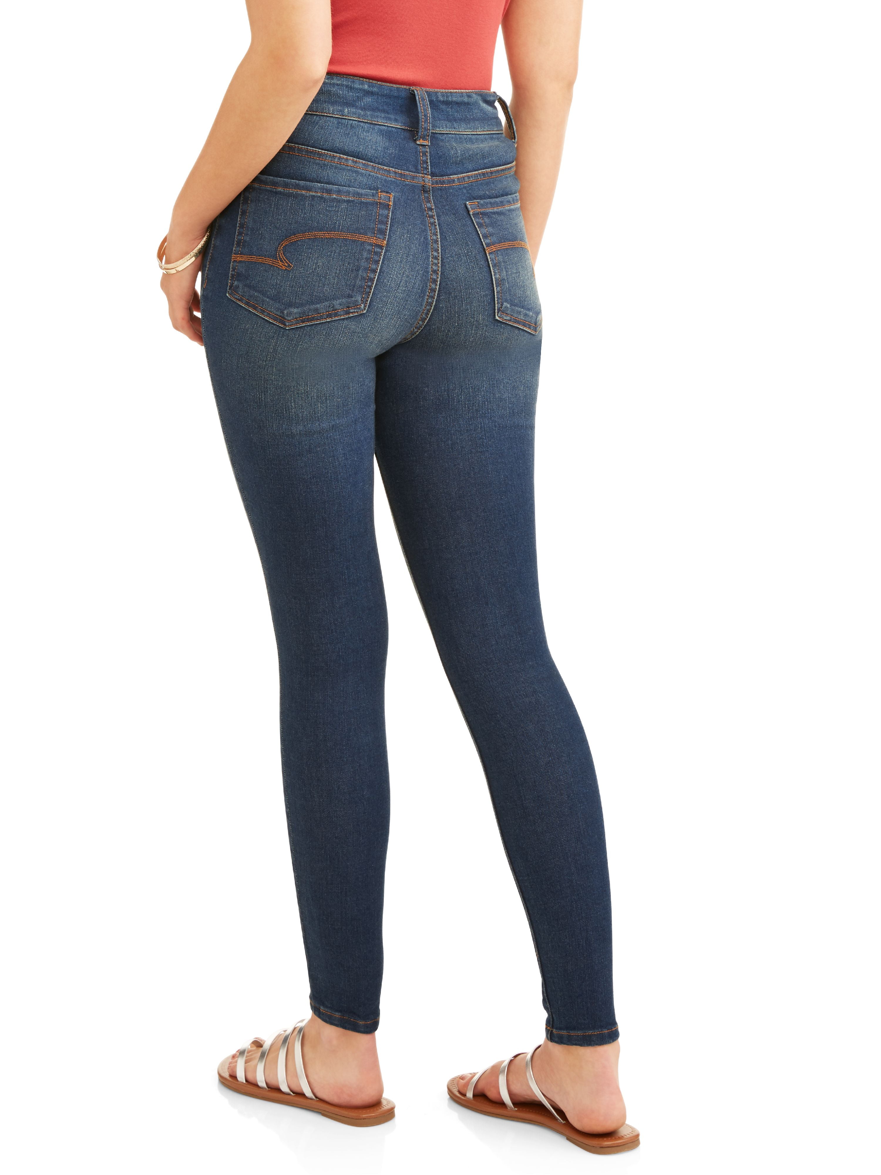 time and tru high rise skinny jeans