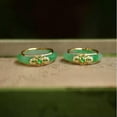 thumbnail image 2 of GAVONO 1PC Jade Rings for Women Green Amulet Carved Jewelry Stone 925 Silver Natural-8-green, 2 of 4