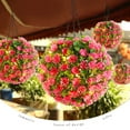 thumbnail image 6 of 1PC Artificial Plant Topiary Ball Faux Boxwood Decorative Balls with Fake Flowers for Backyard, Balcony,Garden, Wedding and Home Décor, 6 of 7