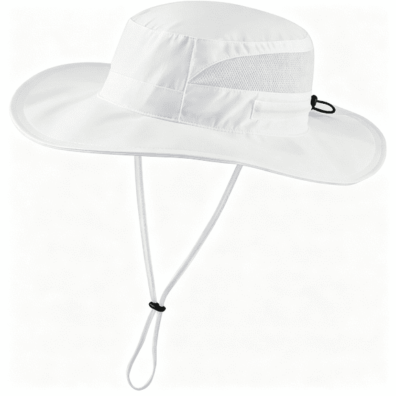 OQRKI Women’S Upf 50 Sun Hat Uv Protection Wide Brim Bucket Hat Summer Beach Hats Fishing Hiking Outdoor Safari Hats