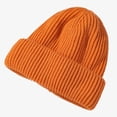 thumbnail image 2 of Ociviesr Hats For Wool Knit Hat Winter Hats For Women Thick Warm Lined For Women Cold Weather Cap Curve Hat Simple Man Jr, 2 of 4