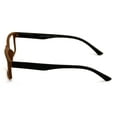 thumbnail image 3 of Men Rectangular Unisex Readers with Spring Hinge - Soft Matte Reading Glasses - Spring Hinge +2.25, 3 of 5