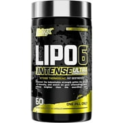 Nutrex Research Lipo-6 Intense Ultra Concentrate Thermogenic Fat Burner | Weight Loss Supplement | 60 Diet Pills
