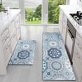 thumbnail image 2 of Kitchen Mat Set of 2 Anti Fatigue Kitchen Mats for Floor, Non Slip Waterproof Kitchen Rugs and Mats, Ergonomic Cushioned Comfort Standing Mats for Kitchen, Laundry, Office, Sink, 2 of 6