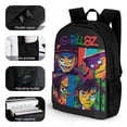 thumbnail image 3 of Gorillaz Backpack Schoolbag Casual Daypack Rucksack Bookbags Lightweight Gym Bag, 3 of 8