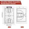 thumbnail image 6 of Premium Basketball Coaches Clipboard,Double-Sided Dry Erase White Board with Pen, 6 of 7