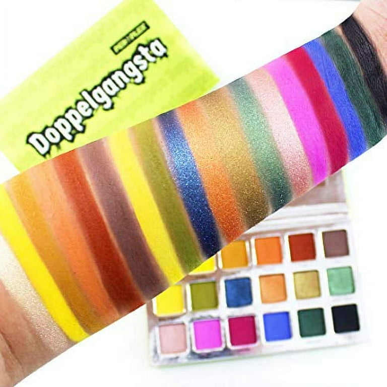 Perplex Doppelgangsta 18 Color Eyeshadow & Pressed Pigment Palette -  Walmart.com