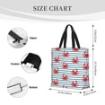 thumbnail image 3 of Easygdp Cute Red Crabs With Nautical Bolsa Tote para Mujer, Bolso de Hombro para Trabajo, Playa, Viajes, Compras y Supermercado, 3 of 7