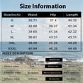thumbnail image 4 of Cargo Pants Men Multi Pockets Straight Leg Tactical Work Trousers for Outdoor Hiking Construction Workwear Brown L, 4 of 8