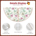 thumbnail image 3 of Sikiie Lilies Flowers Nativity Christmas Tree Skirt, Jesus Christian Winter Holiday Tree Mat Decoration(30-48IN)30", 3 of 6