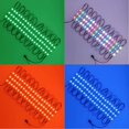 thumbnail image 4 of YUNBO 100 unidades WS2811 RGB módulo de luces LED DC 12 V SMD 5050 direccionable Dream Color RGB módulo LED impermeable IP65 LED luces de escaparate con cinta adhesiva en la parte posterior (sin contr, 4 of 5