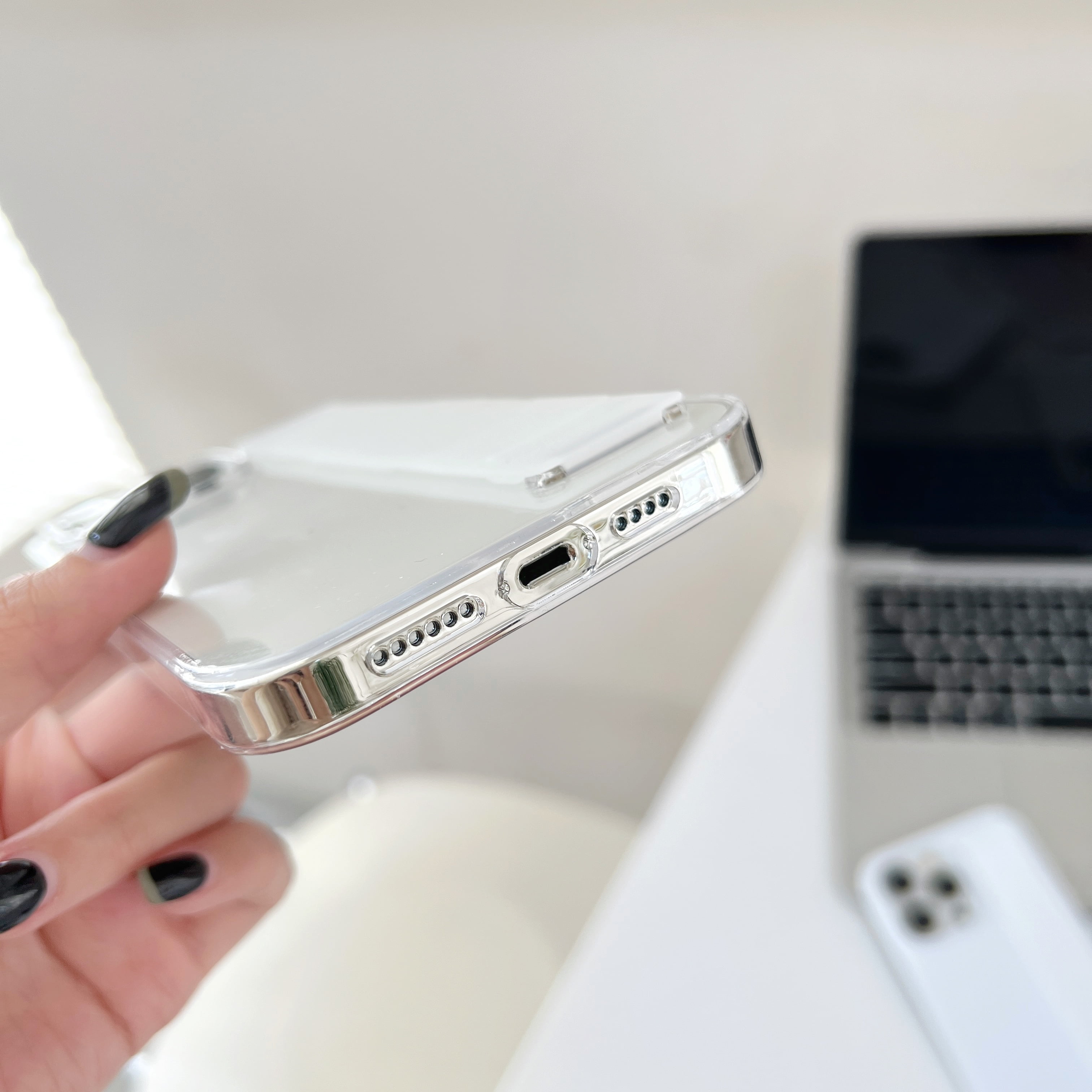 OFF-WHITE Finger Grip iPhone XS Case Black/Yellow