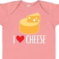 thumbnail image 4 of Inktastic I Love Cheese Funny Cheese Lover Boys or Girls Baby Bodysuit, 4 of 5