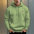 thumbnail image 6 of Men's 330g 100% Cotton Pattern Terry Dropped Shoulder Hoodie-Pumpkin Ghost, 6 of 15