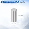 thumbnail image 2 of 20Pcs 8mm x 18mm Dowel Pins, 304 Stainless Steel Shelf Support Peg Pin, Silver, 2 of 7