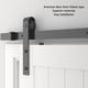 thumbnail image 3 of Kit De Herrajes Para Puertas Corredizas De Granero, Juego De Rieles Para Puertas De Granero De Instalación Simple, Bastante Para Sala De Estar Para Puertas De 1,8 M, 3 of 7