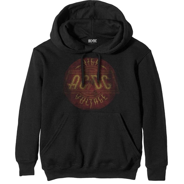 AC/DC - Sudadera High Voltage Vintage para Adultos Unisex (Negro)