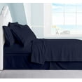 thumbnail image 4 of Luxury Bed Sheet Set 6 Piece - 12 Inch Deep Pocket - 400 Thread Count - 100% Egyptian Cotton, Cool and Breathable - Extra Soft and Luxury - Navy Blue Solid, Full XXL Size., 4 of 5