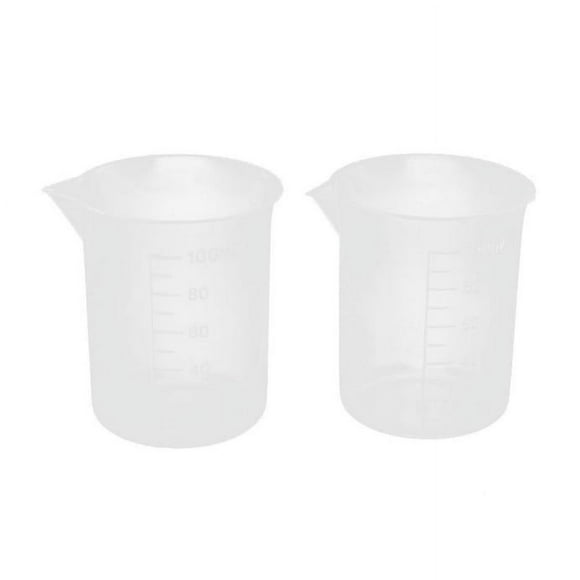 Sueyeuwdi Water Bottle For 2 Clear Plastic Graduated 100Ml Measuring Cup Beaker Lab Pcs Gl&Bottle Kitchen Gadgets White Potato Masher