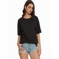 thumbnail image 4 of Women's Oversized T Shirts Tees Half Sleeve Crew Neck, 4 of 4
