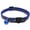 Blue, variant on SugarBloom Reflective Dog Collar with Bell and Buckle, Night Safety Adjustable Pet Collar for Small Medium Dogs, Nylon Breakaway Necklace for Walking,Purple