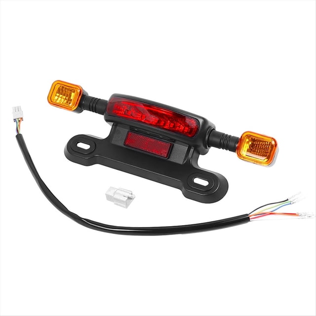Luz de Freno de 12 V para Patinete Eléctrico con Intermitentes. Visibilidad Mejorada para Conducción en Bicicletas Eléctricas y Patinetes.