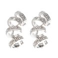 thumbnail image 1 of 1 Paire de Boucles d'Oreilles Manchette Simple Boucles d'Oreilles Sans Piercing pour les Femmes Filles, 1 of 8