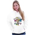 thumbnail image 4 of True Love is Dead Skeleton Hand Rose Unisex Plus Fleece Graphic Hoodie Brisco Brands 3X, 4 of 6