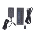 thumbnail image 2 of Concentrador USB alimentado, concentrador USB 3.0, puerto alto, puerto USB, expansor USB, verdadera excelencia, 2 of 8