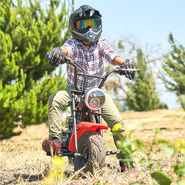XtremepowerUS 99cc Gasoline Pocket Dirt Bike, Off Road Mini Bike