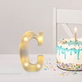 thumbnail image 3 of Fiudx Lámpara con Letras Led Decorativas, Luz Nocturna Tipo Marquesina, Decoración Versátil para El Hogar, Celebraciones de Cumpleaños y Bodas, Ambiente Romántico, Fácil de Usar con Pilas., 3 of 6