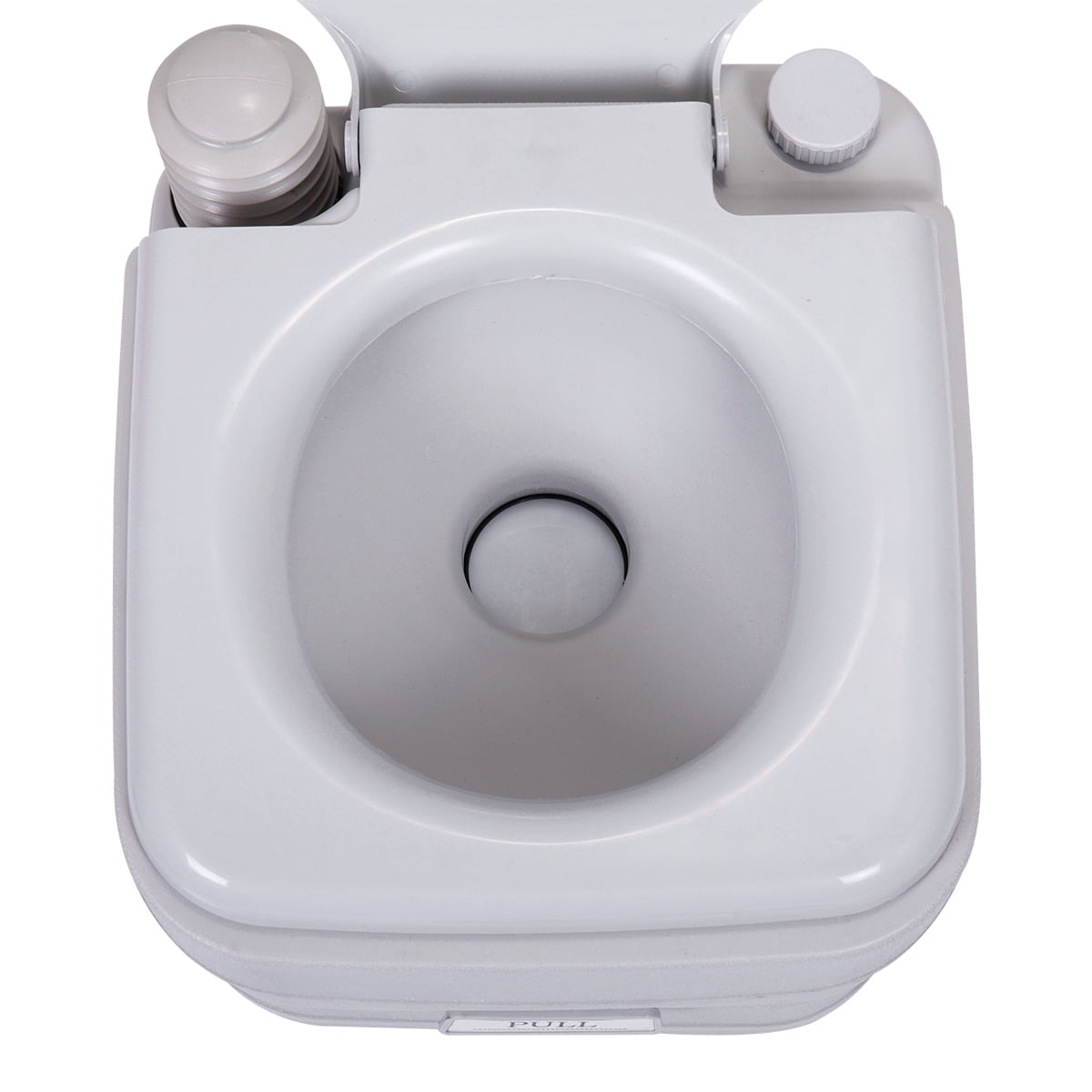 Jaxpety 2.6 Gallon Camping Toilet Outdoor Porta Potty for RV Travel, Camping, Boating, Hospital, Truck