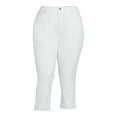 thumbnail image 5 of Terra & Sky Women's Plus Size Curvy Capri Pants, 5 of 5