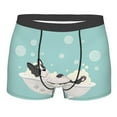 thumbnail image 4 of Goofa French Bulldog Taking a Bath Printed Men's Boxer Briefs Underwear, Moisture-Wicking Underwear, Trunk,Soft and Breathable Cotton Underwear-Large, 4 of 9