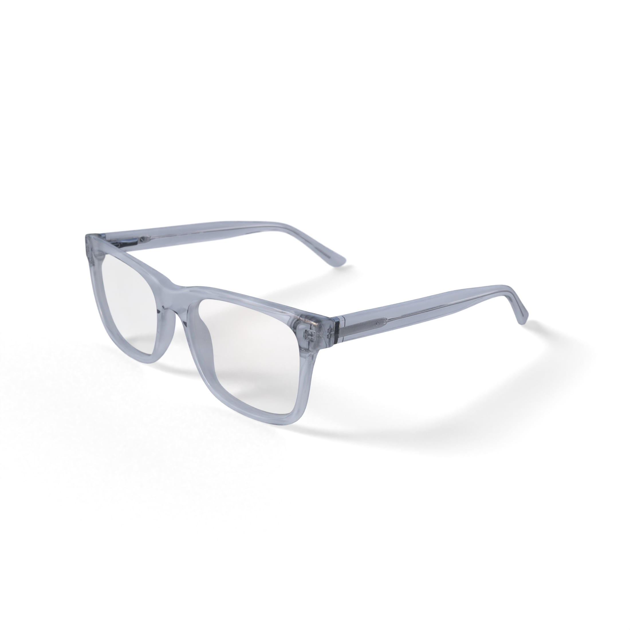 Walmart Men's Crosby Rectangular Prescription Eyeglasses with Case, Crystal