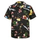 thumbnail image 3 of Camisa de playa de manga corta para hombre, ropa de disfraz de los años 80 para hombre, camisetas vintage divertidas con estampado 3D completo, camisa con botones estilo discoteca retro para mujer, 3 of 5