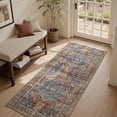 thumbnail image 6 of SIXHOME 3-Piece Kitchen Rugs and Runner Set Washable Vintage Kitchen Mat Non-Slip Low-Profile Rugs for Kitchen Sink Laundry Bedside 20"x32"+20"x48"+20"x59" Red, 6 of 8