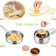 thumbnail image 4 of 2PCS Molde para donuts con pinzas para mojar ø 8 cm Blanco/Amarillo, 4 of 5