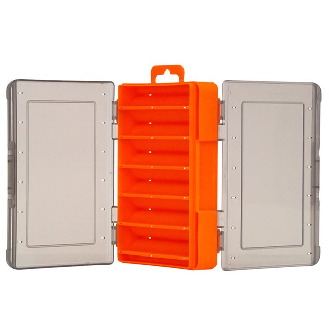CAROOTU Tackle Box Double-Sided Waterproof Seal Fishing Tackle Plastic Storage Organizer Box For Fishing New