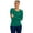 Hunter, variant on Women's Underscrub Soft Knit Melissa Longsleeve Scrub Tee with Breathable & Easy Care Fabric 5047
