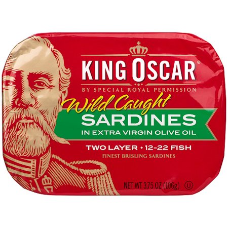 ( BB. 10/2023) (Price/CASE)King Oscar 00034800600023 King Oscar Sardines 2-Layer In Extra Virgin Olive Oil 12/3.75 Ounce