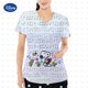 thumbnail image 3 of Camiseta de mujer Camiseta de mujer Verano 2024 Camiseta de mujer Ropa juvenil Ropa médica de mujer Camiseta estampada de Snoopy Top Y2k Top P, 3 of 5