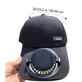 thumbnail image 4 of Fufafayo 2Pcs Solar-Powered Fan Hat, Summer Cooling Hat With Built-In Fan, Adult Baseball Cap For Sun Protection, Solar Charging Cap For Outdoor Activities Beach Hiking Camping, 4 of 8