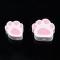 thumbnail image 3 of 1000pc Handmade Polymer Clay Beads Paw Print Mixed Color 8~11x9~11x4~5mm Hole: 1.2~1.6mm, 3 of 5