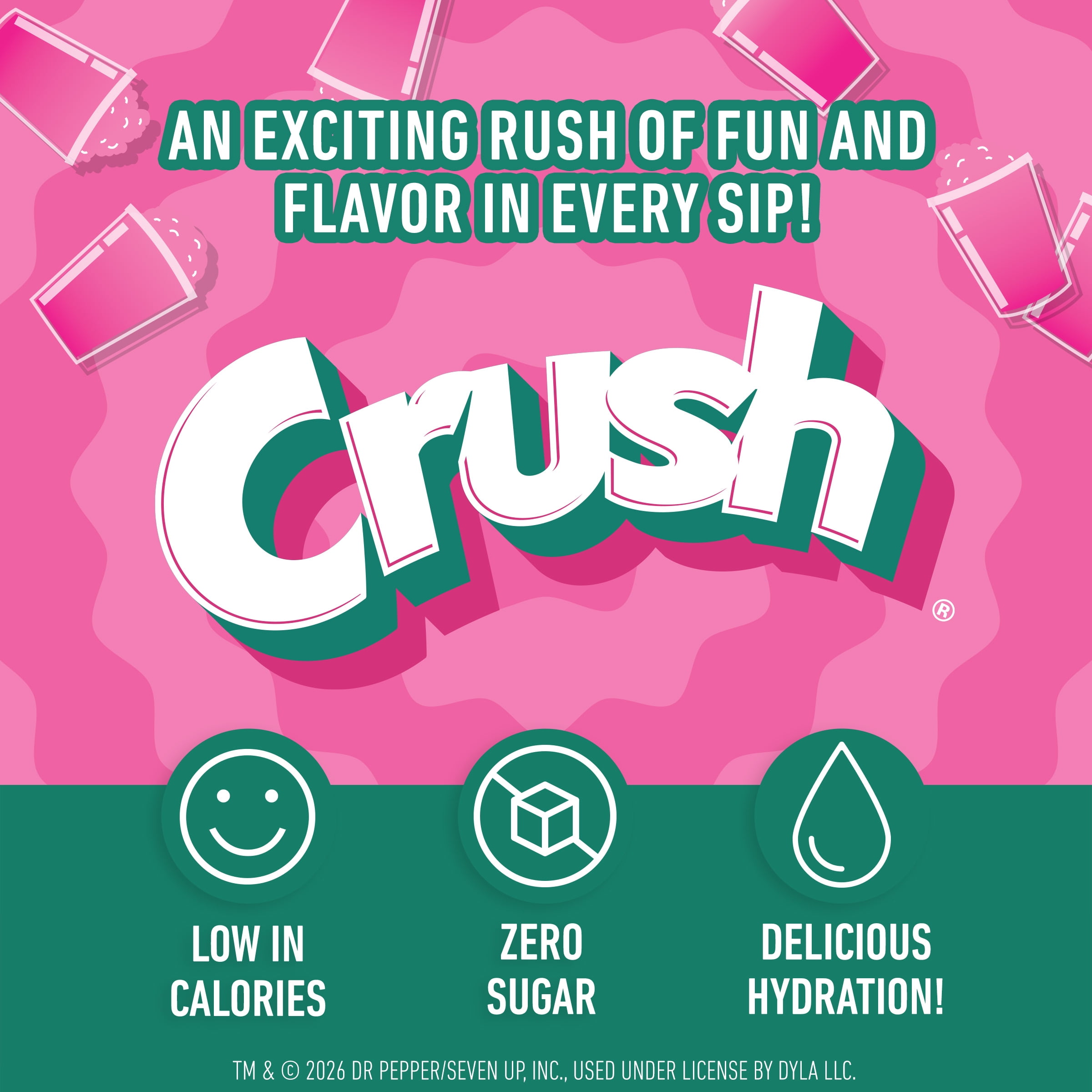 (6 pack) Crush Pink Slush