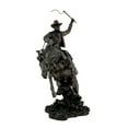 thumbnail image 4 of Veronese Design Rodeo Cowboy and Bucking Bronco Resin Statue Bronze Finish 13 Inches, 4 of 4