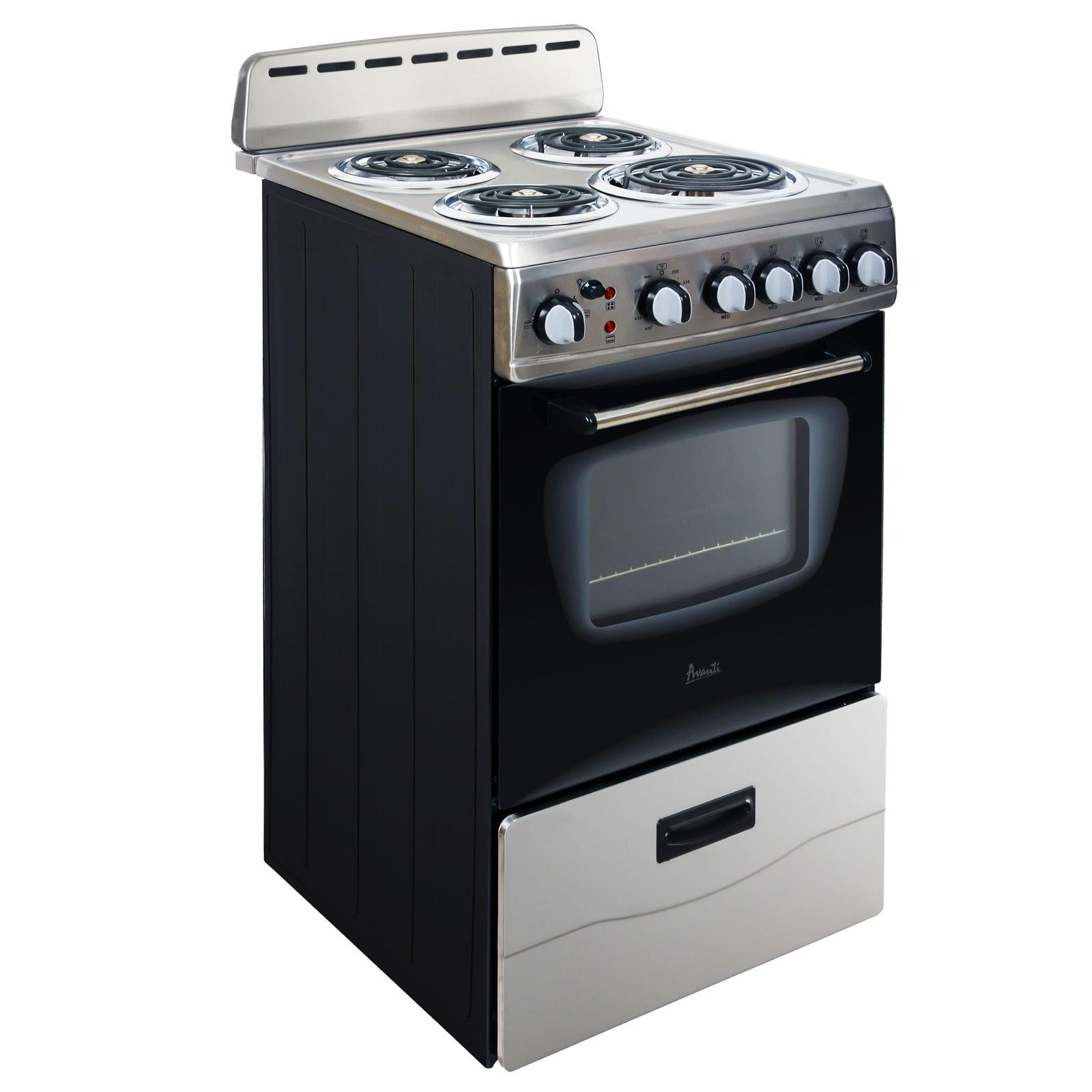 Avanti 20" Electric Range Oven with Framed Glass Door, in White (ERU200P0W)