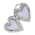 thumbnail image 2 of White Sterling Silver Charm Pendant Diamond I Love You 20Mm Heart Locket, 2 of 3