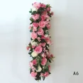 thumbnail image 3 of Artificial Arch Flower Row DIY Wedding Centerpiece Road Guide Arch Decoration Party Romantic Decorative Backdrop, 3 of 25